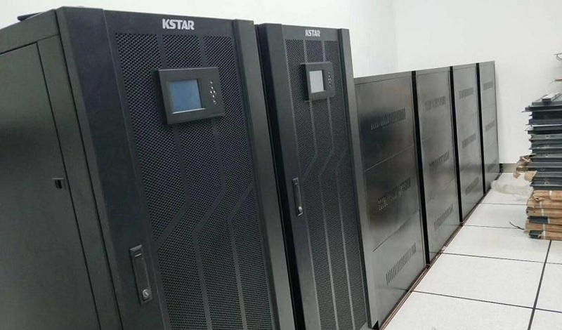 科士达UPS电源助力山东某市交通部安装效果
